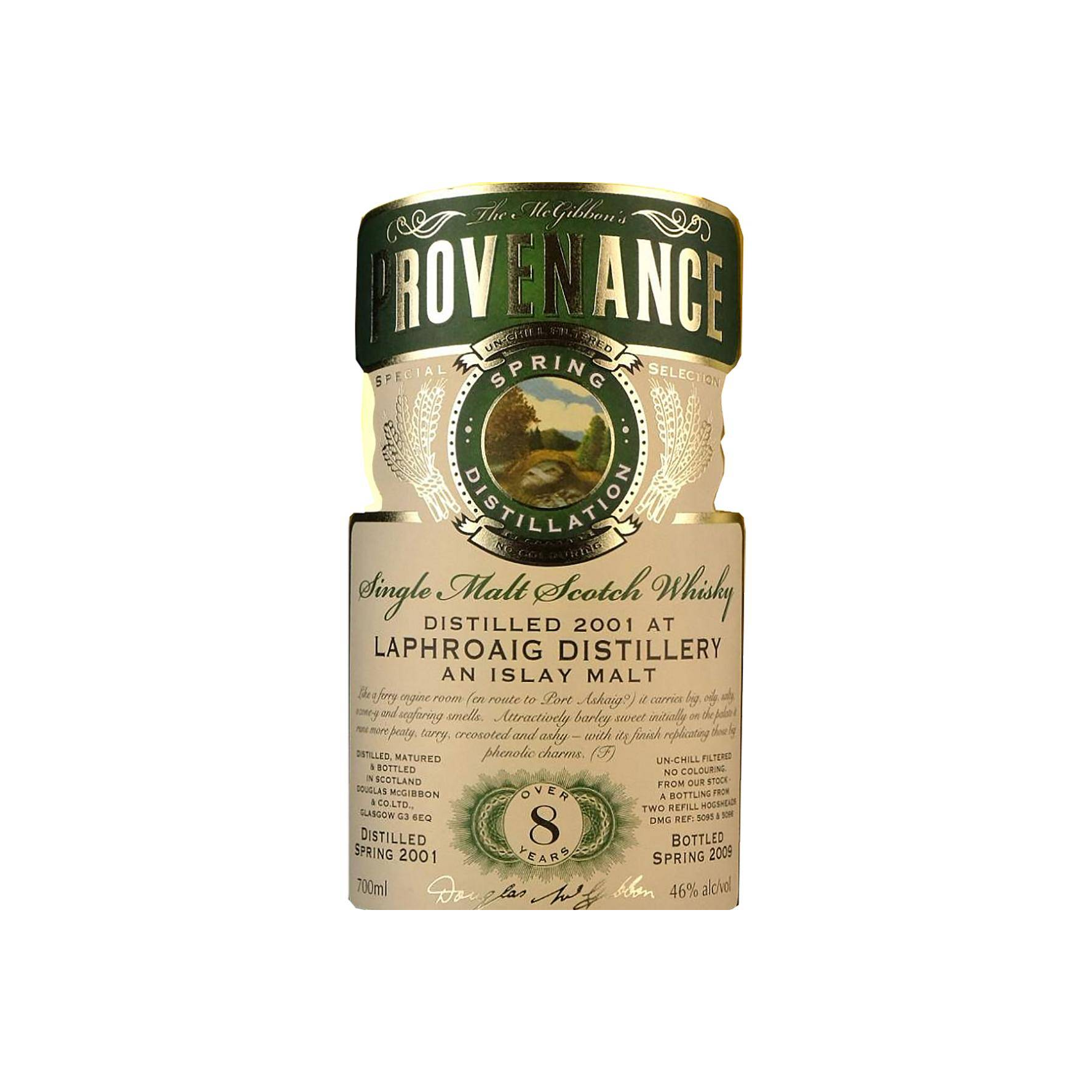 Laphroaig McGibbon's Provenance 2001 8 Years Single Malt Whisky 3