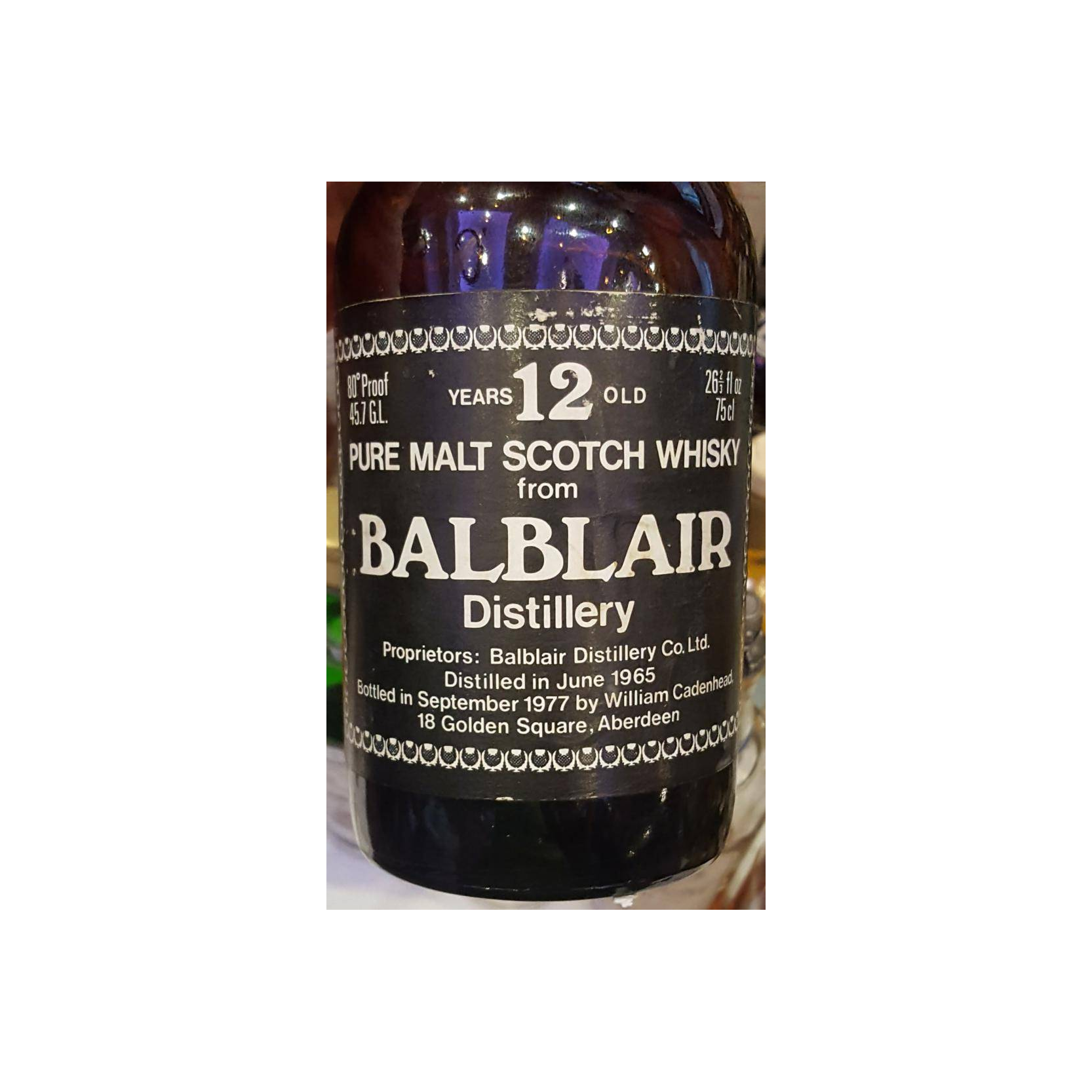 Balblair 1965 12 Years Single Malt Whisky