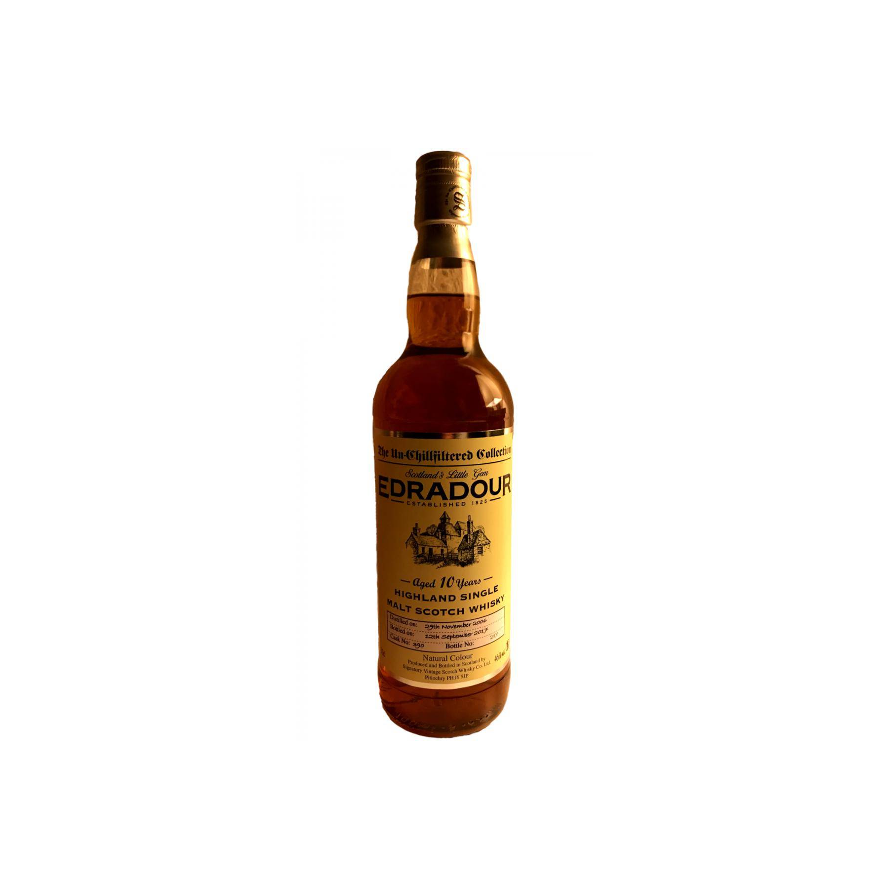 Edradour The Un-Chillfiltered Collection 2009 10 Years Single Malt Whisky 3