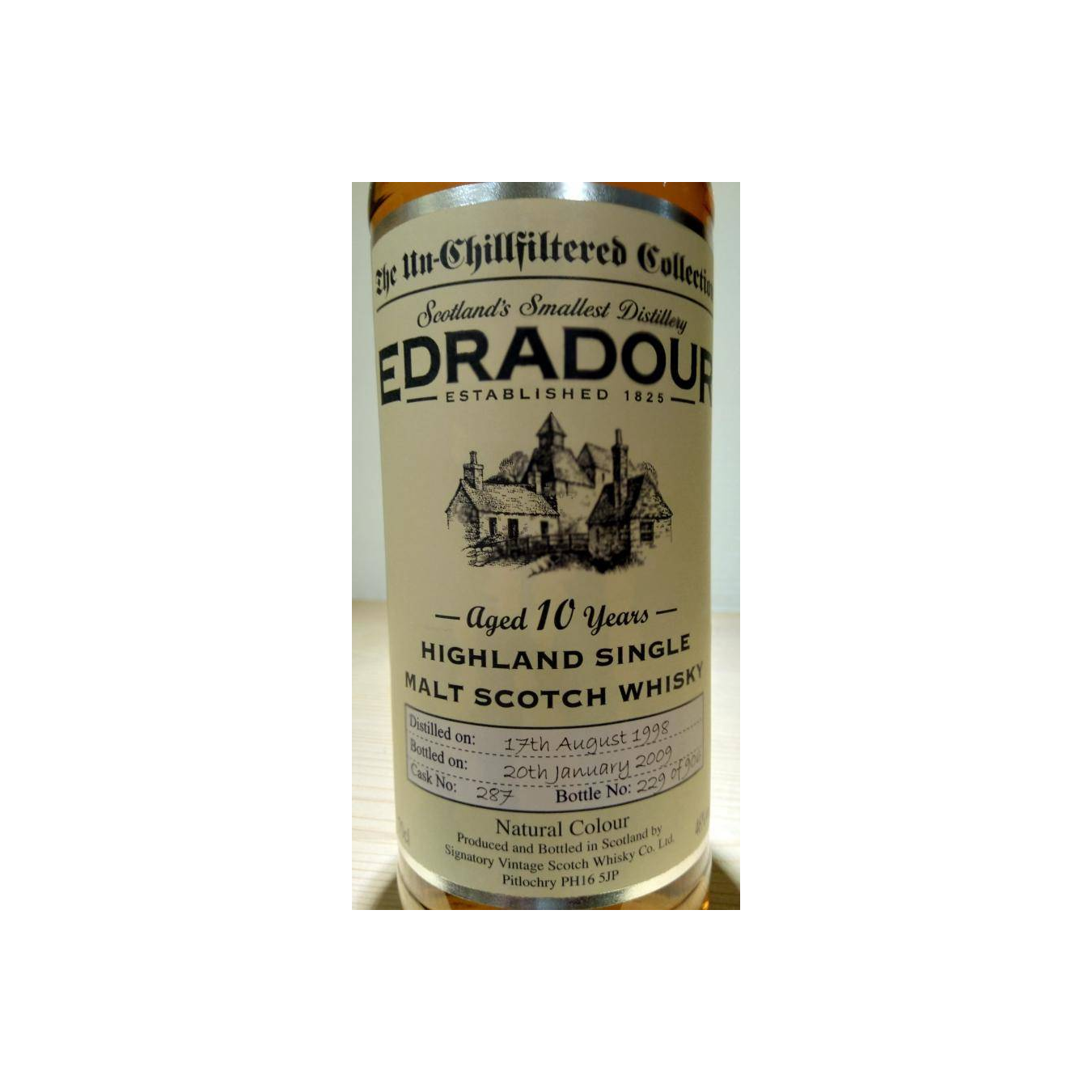 Edradour The Un-Chillfiltered Collection 1998 10 Years Single Malt Whisky 2