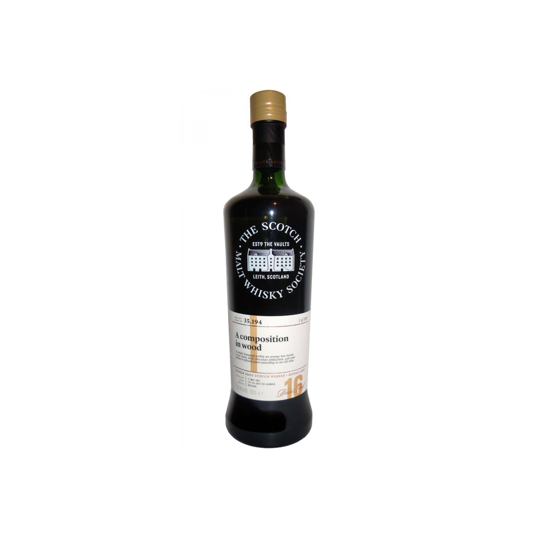 The Scotch Malt Whisky Society 2001 16 Years Single Malt Whisky