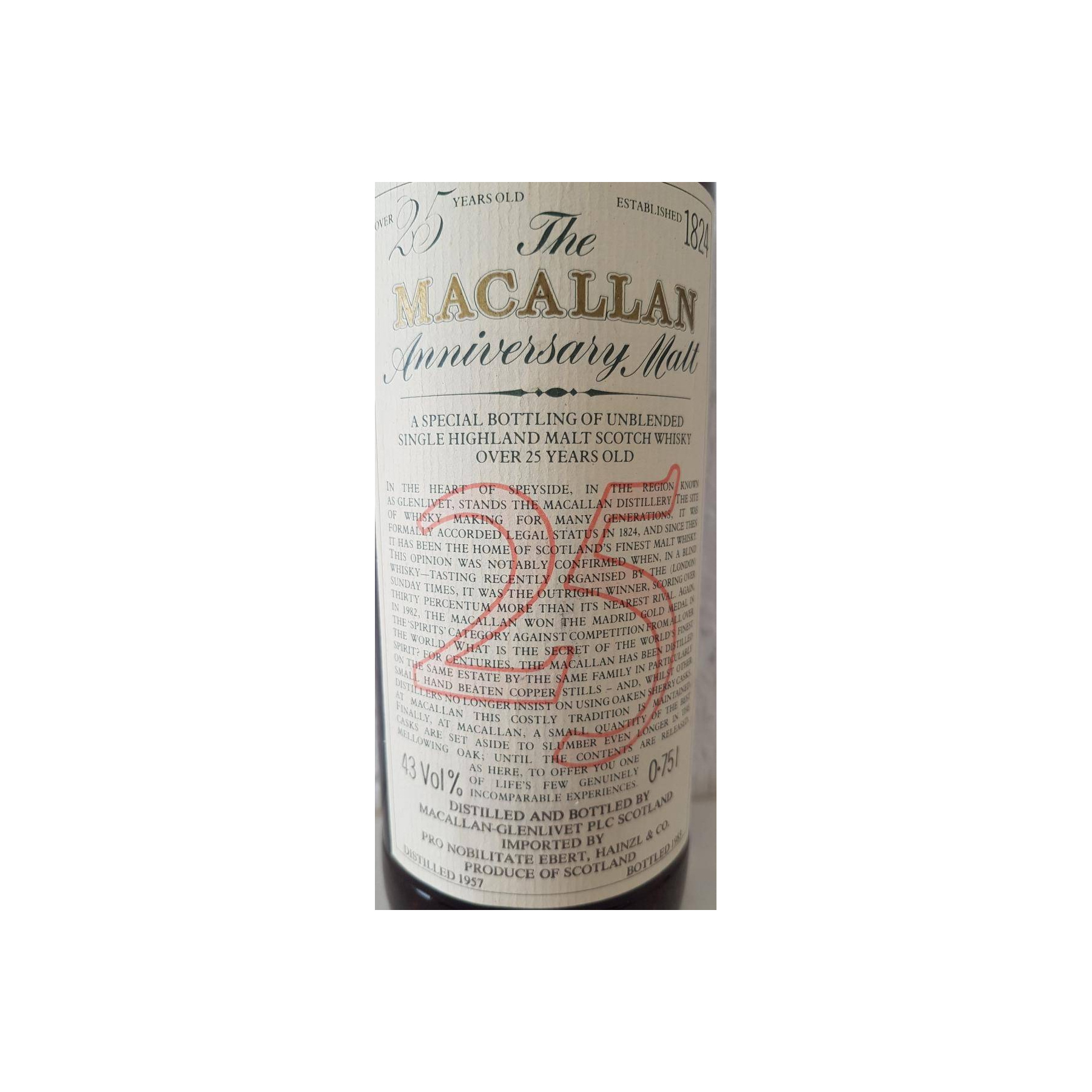 The Macallan 1957 25 Years Single Malt Whisky 2
