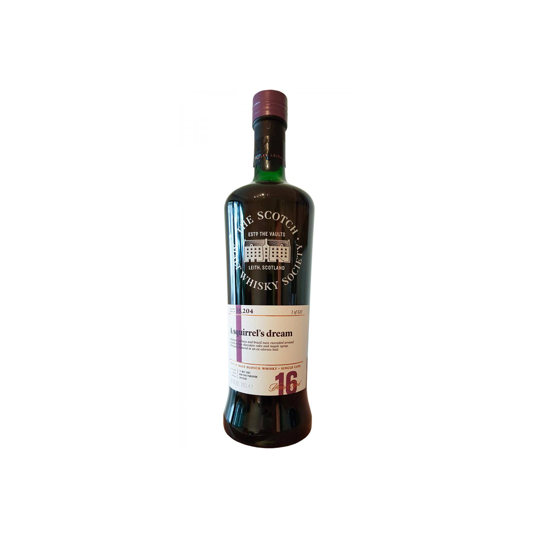The Scotch Malt Whisky Society 2001 16 Years Single Malt Whisky