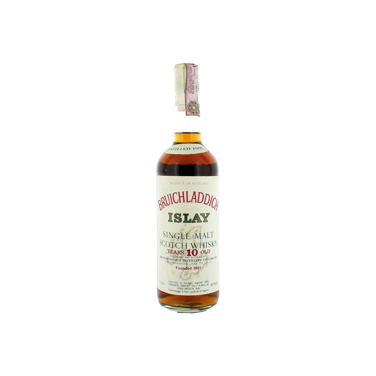 Bruichladdich 1965 10 Years Single Malt Whisky