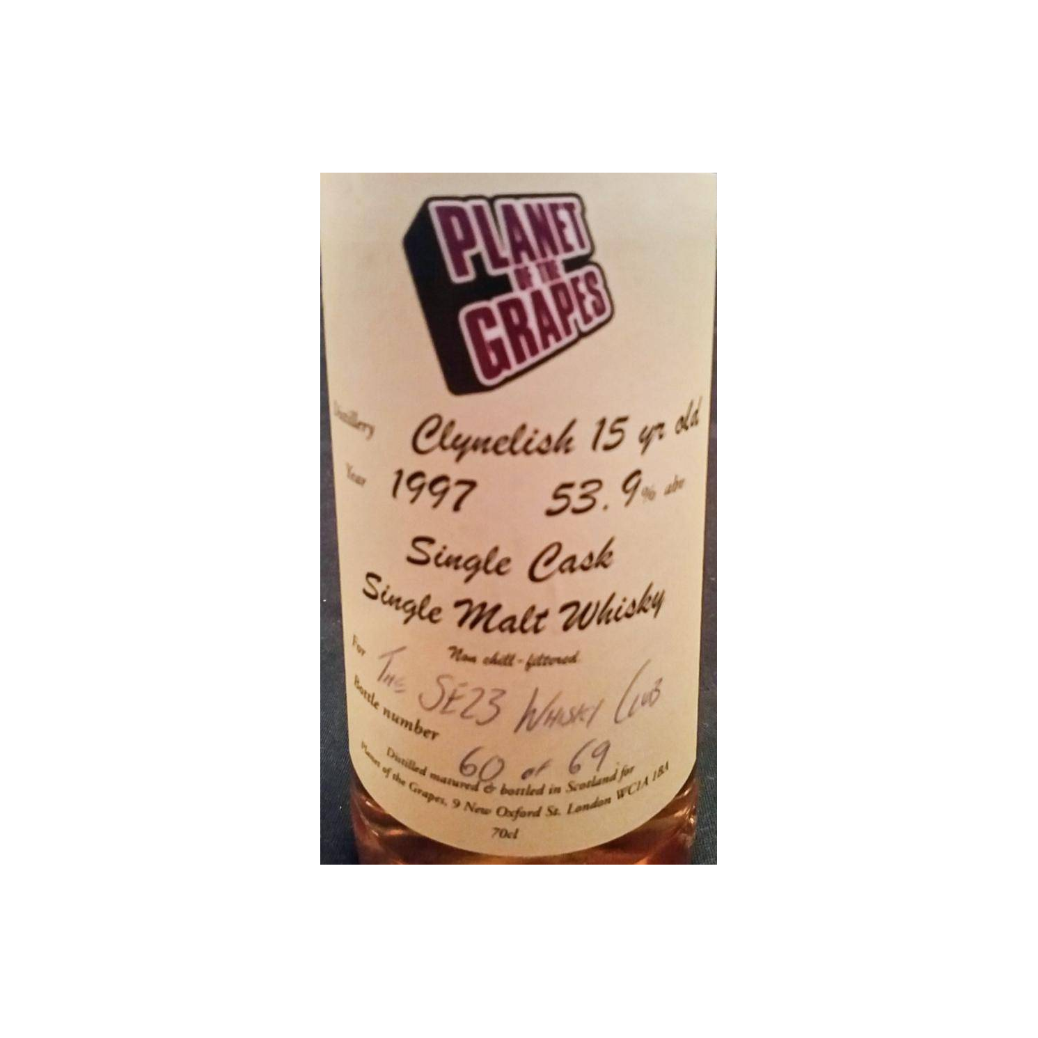 Clynelish 1997 15 Years Single Malt Whisky