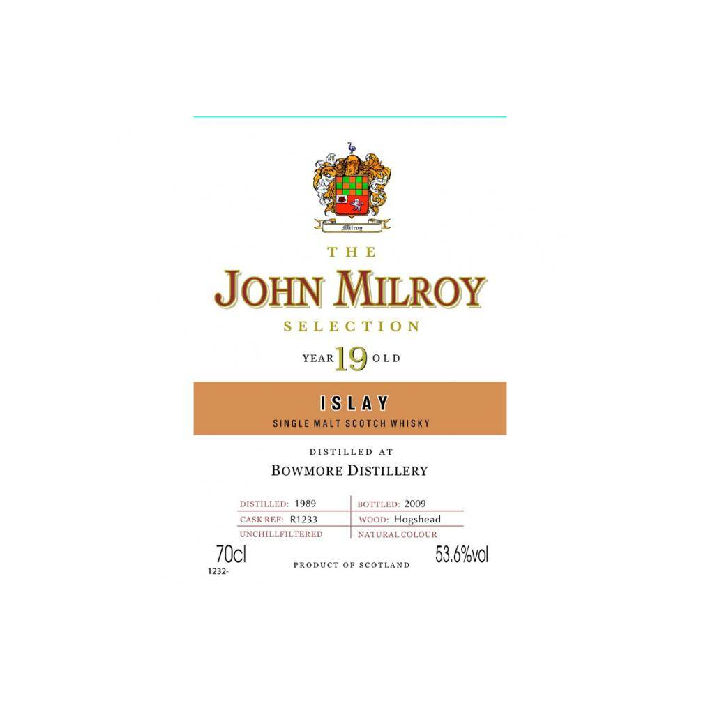 Bowmore 1989 19 Years Single Malt Whisky