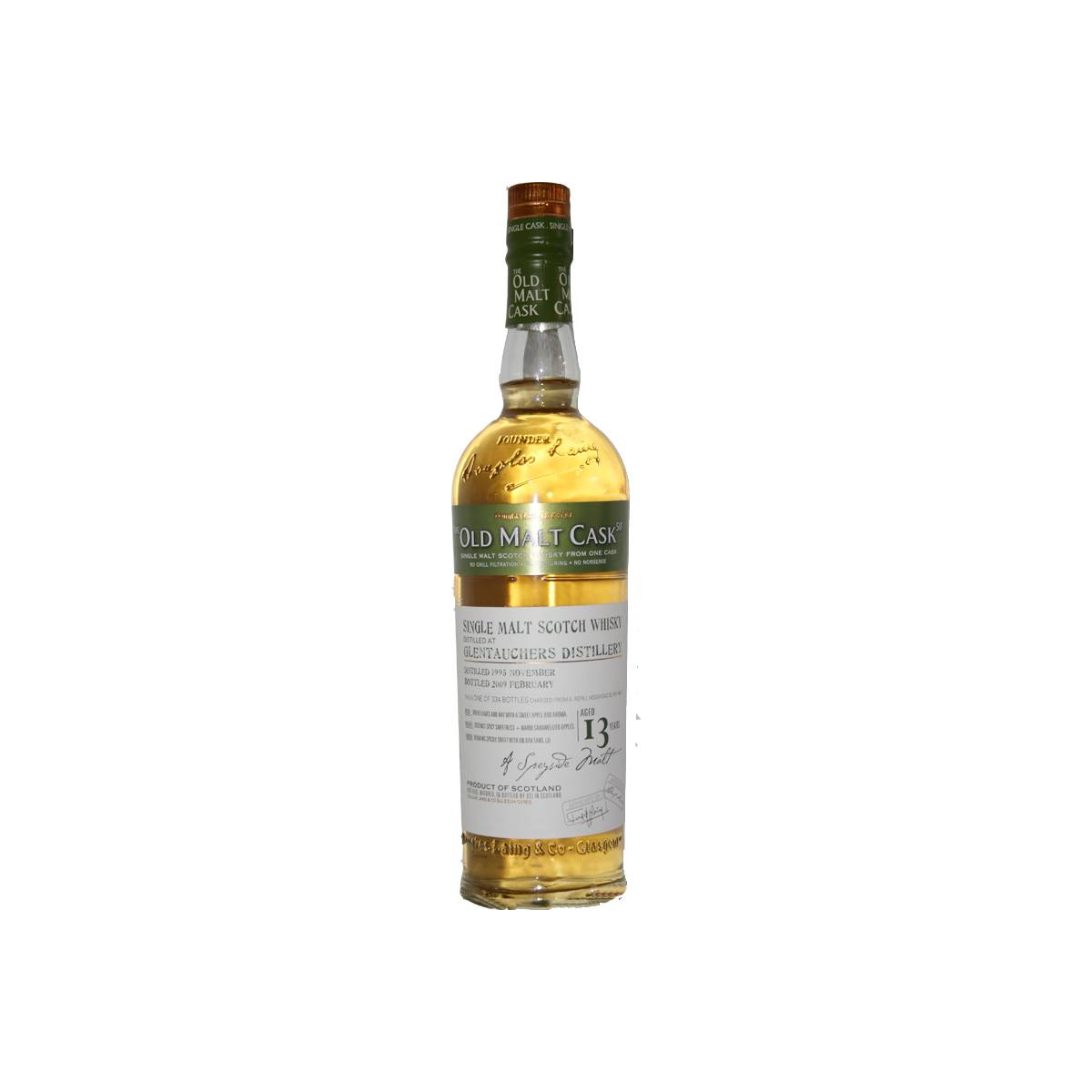 Glentauchers Old Malt Cask 1995 13 Years Single Malt Whisky