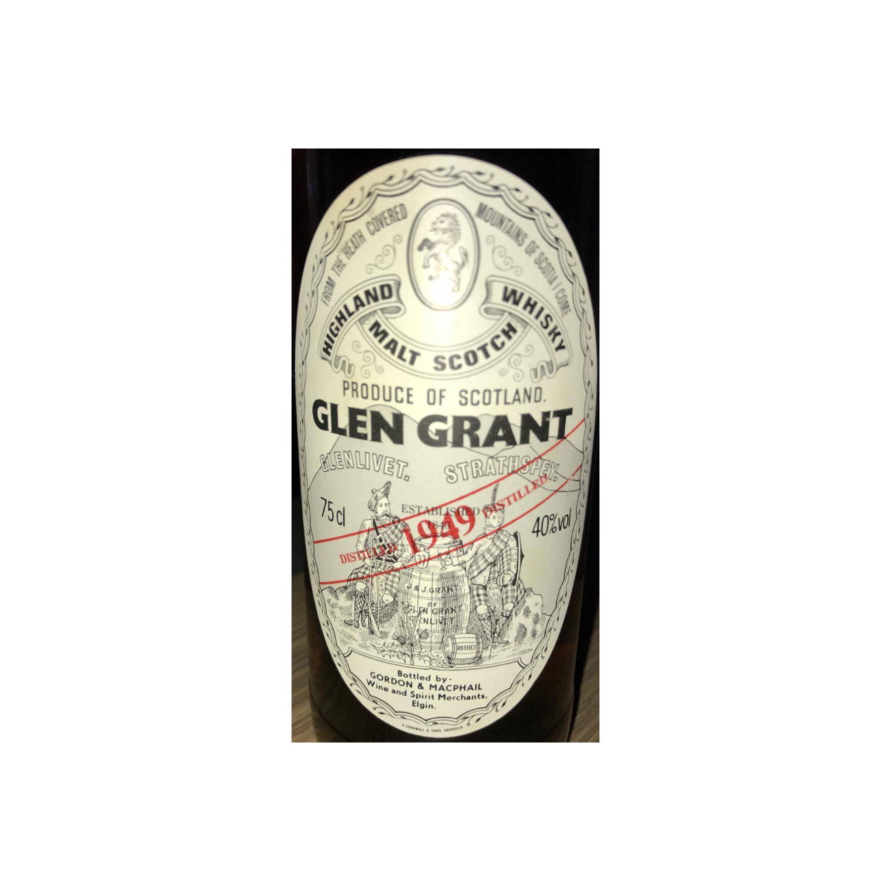 Glen Grant Licensed Bottling 1949 Single Malt Whisky 2