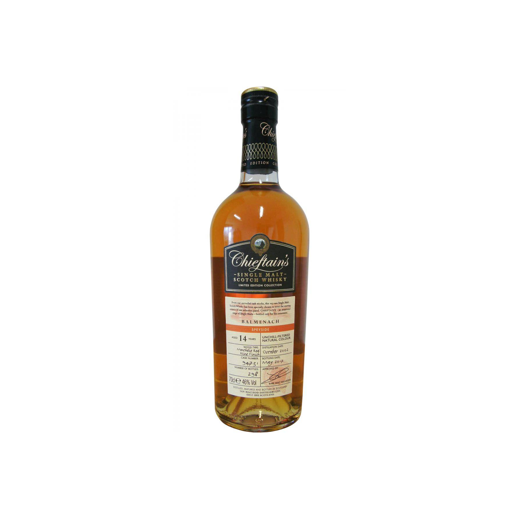 Balmenach 2002 14 Years Single Malt Whisky