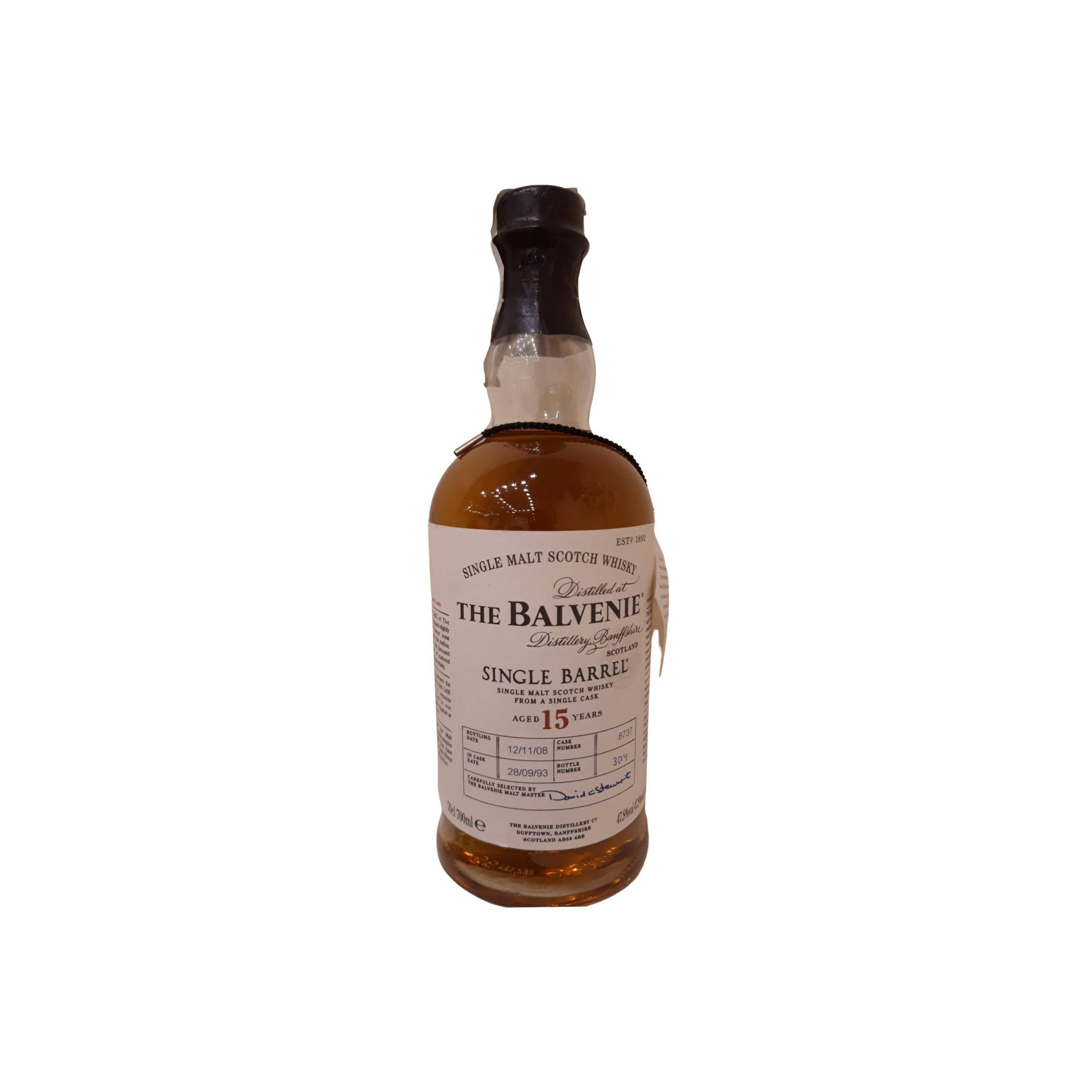 The Balvenie Single Cask 1993 15 Years Single Malt Whisky
