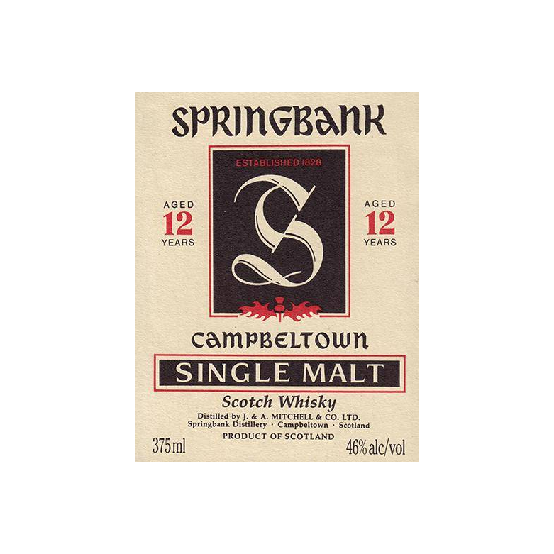 Springbank 12 Years Single Malt Whisky 3