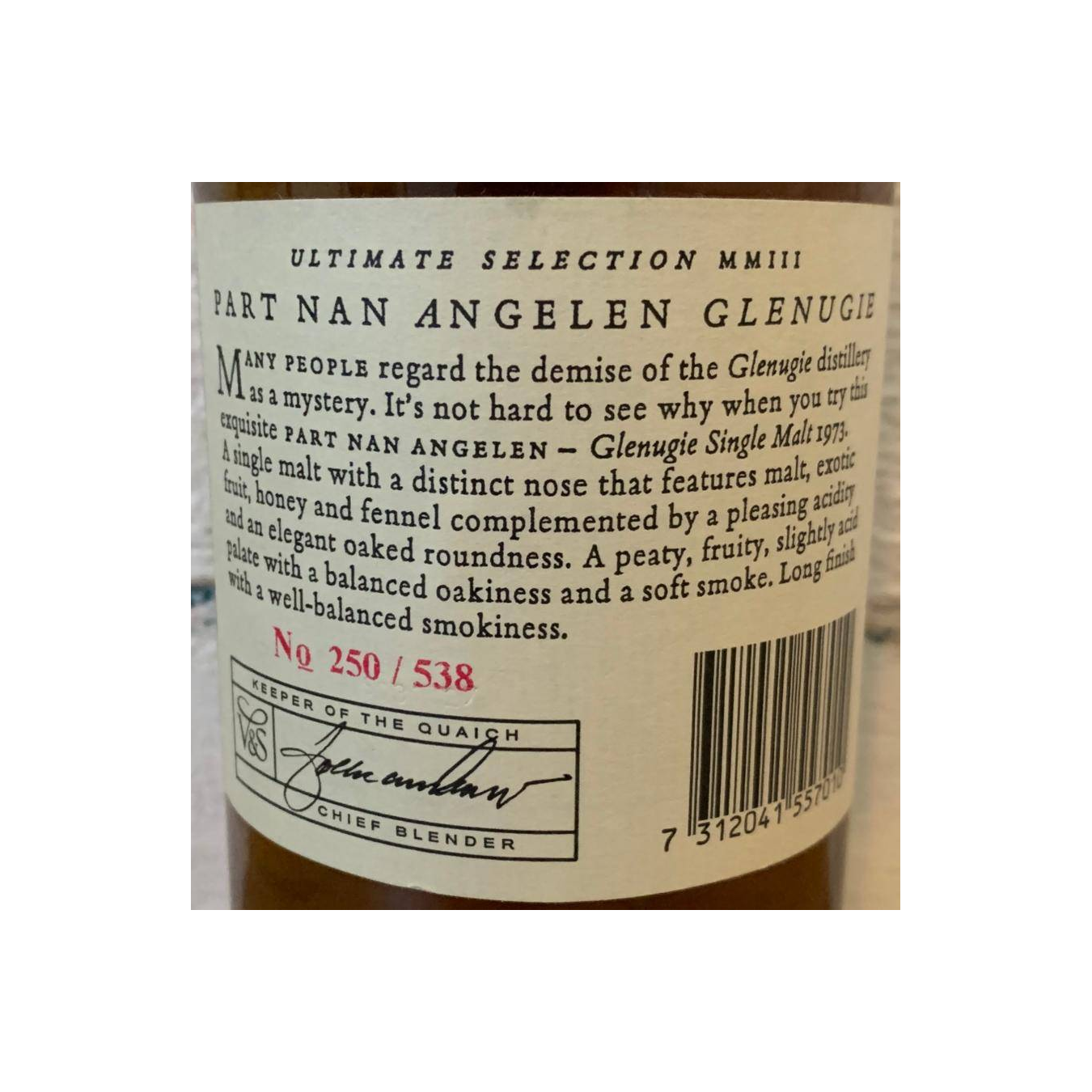 Glenugie 1973 31 Years Single Malt Whisky 2