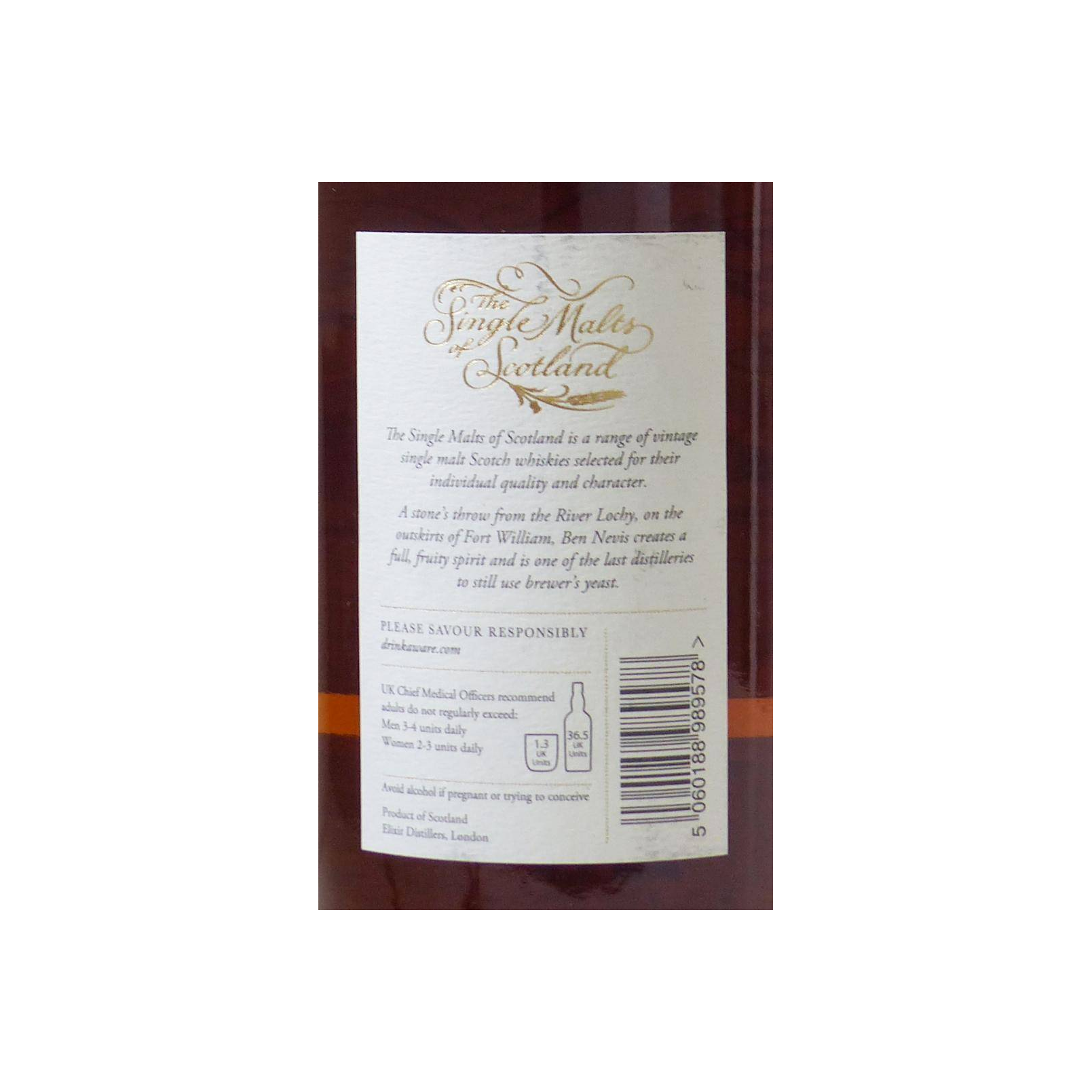 Ben Nevis The Single Malts of Scotland 1996 20 Years Single Malt Whisky 2