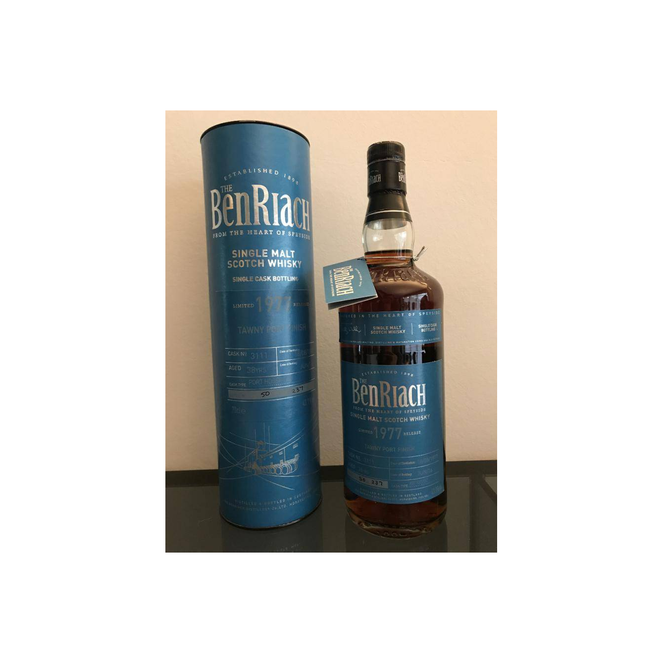 BenRiach 1977 38 Years Single Malt Whisky 3