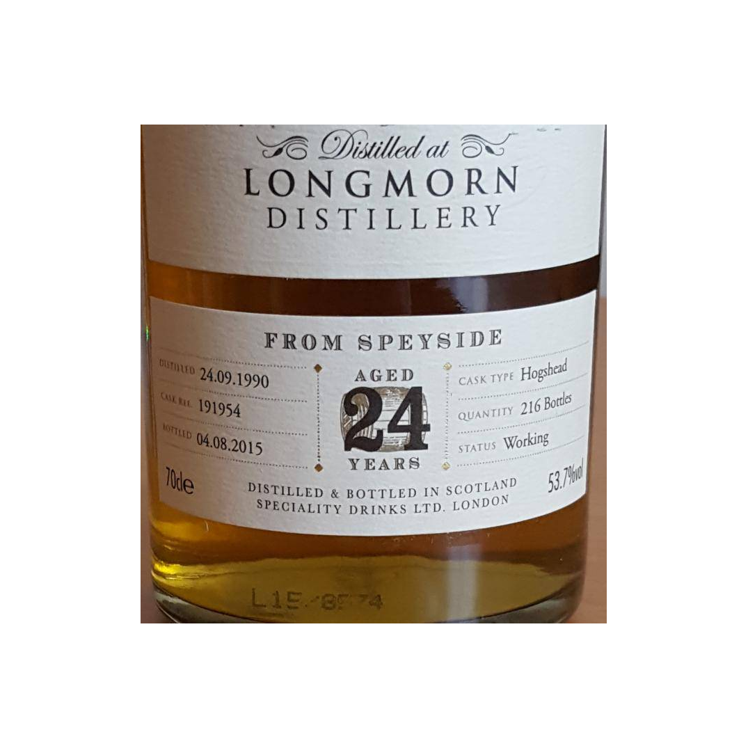 Longmorn The Single Malts of Scotland 1990 24 Years Single Malt Whisky 2