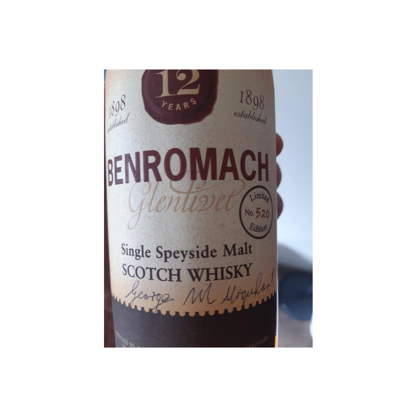 Benromach Limited Edition 12 Years Single Malt Whisky 3
