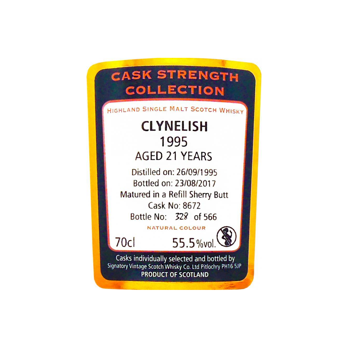 Clynelish Cask Strength Collection 1995 21 Years Single Malt Whisky 2