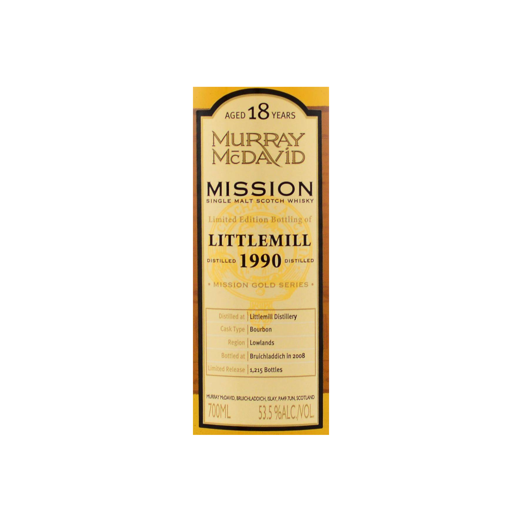 Littlemill 1990 18 Years Single Malt Whisky 3