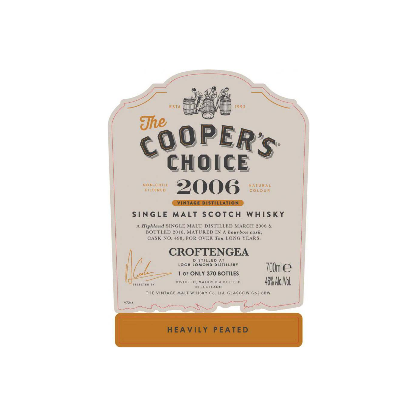 Loch Lomond The Cooper's Choice 2006 10 Years Single Malt Whisky