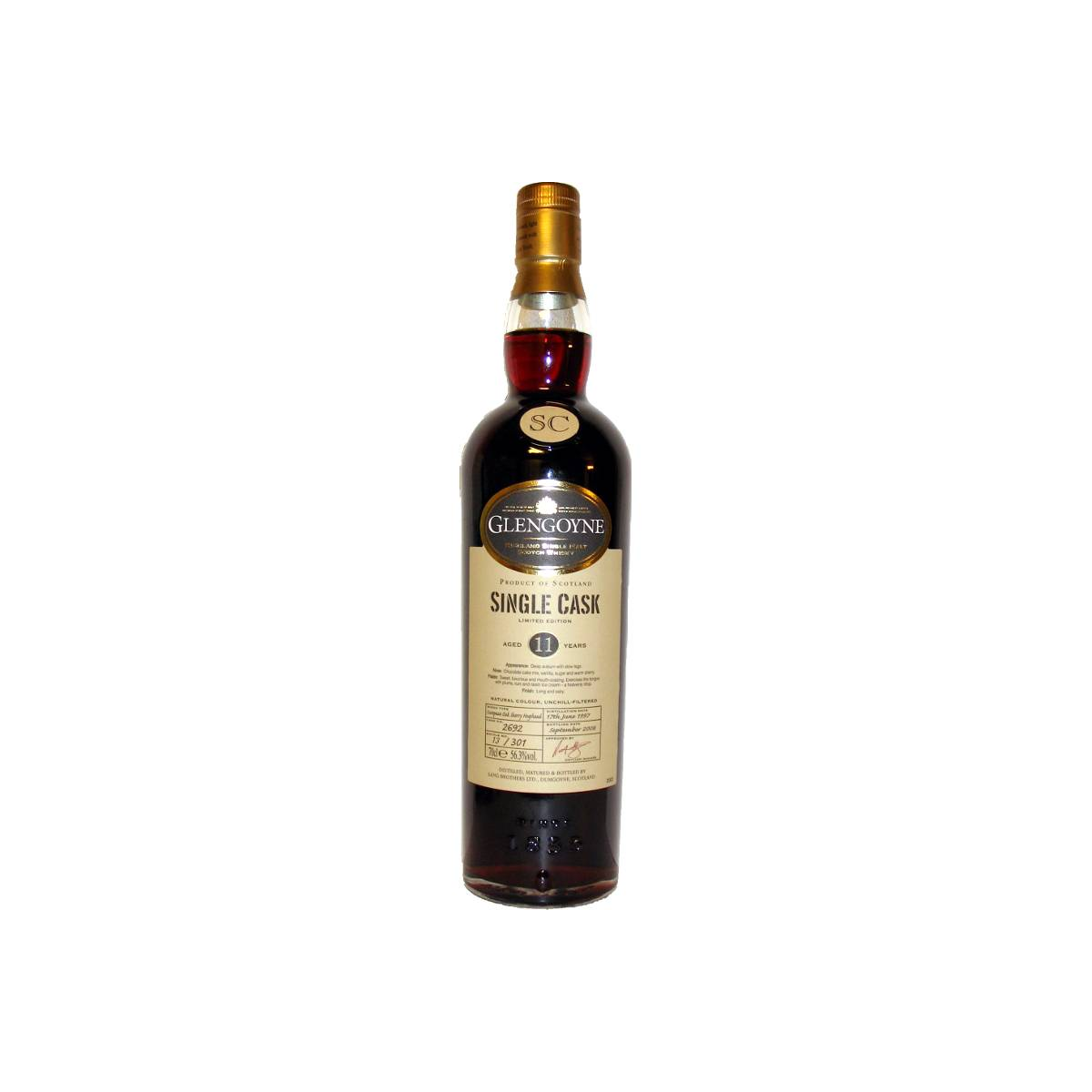 Glengoyne Single Cask 1997 11 Years Single Malt Whisky