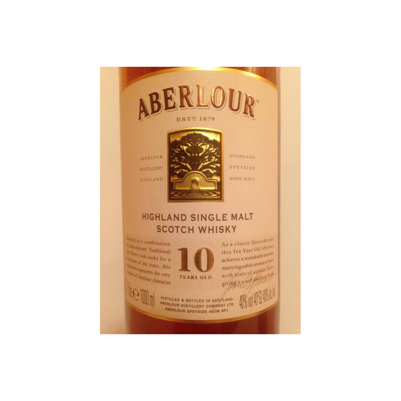 Aberlour 10 Years Single Malt Whisky 3