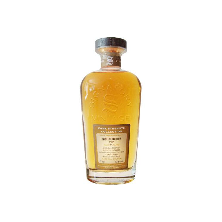 North British Cask Strength Collection 1991 15 Years Single Grain Whisky