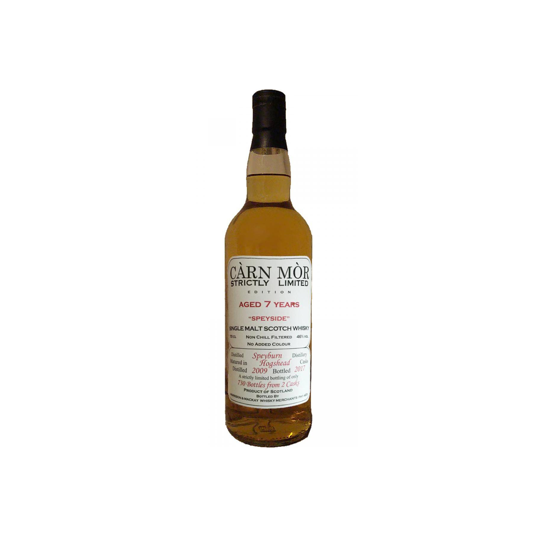 Spey 2009 7 Years Single Malt Whisky