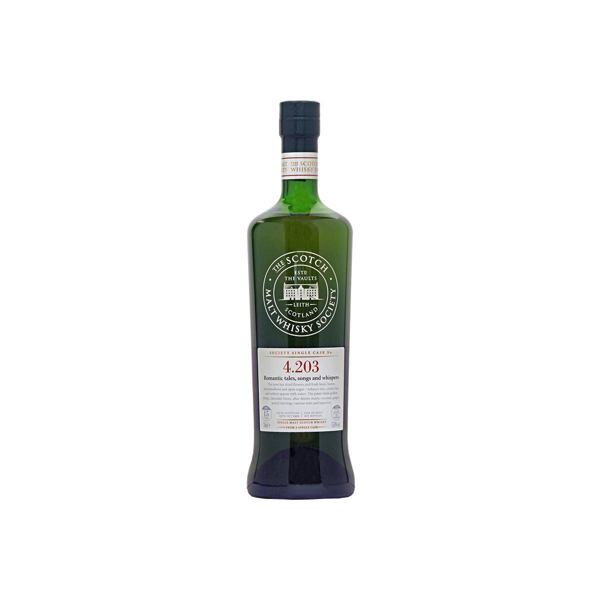 The Scotch Malt Whisky Society 1999 15 Years Single Malt Whisky