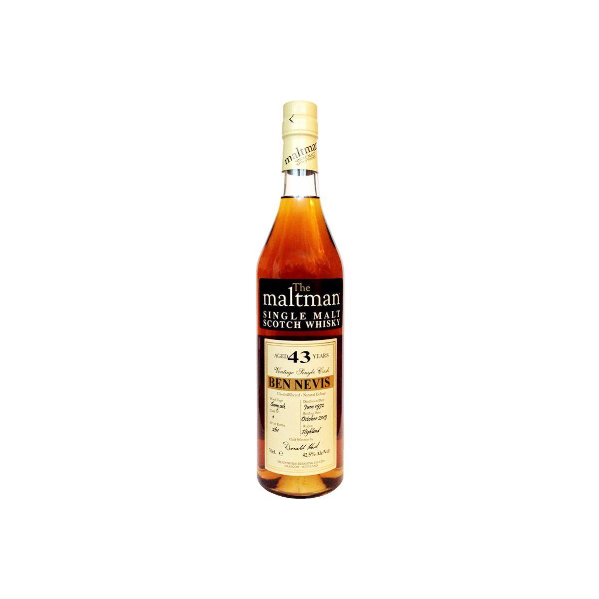 Ben Nevis 1972 43 Years Single Malt Whisky