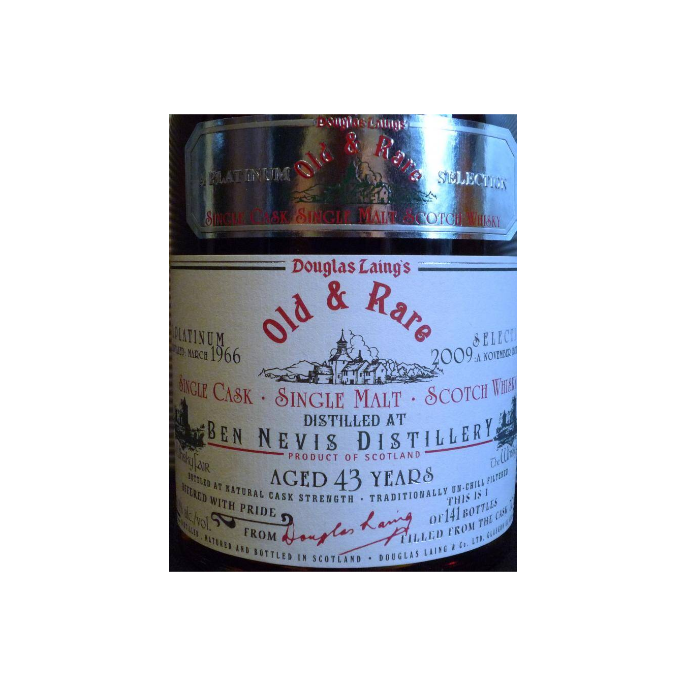 Ben Nevis 1966 43 Years Single Malt Whisky 2