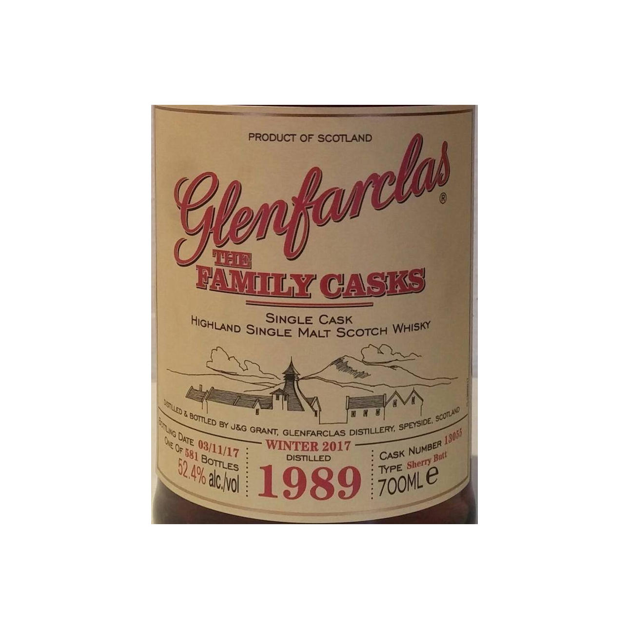 Glenfarclas 1989 28 Years Single Malt Whisky 3