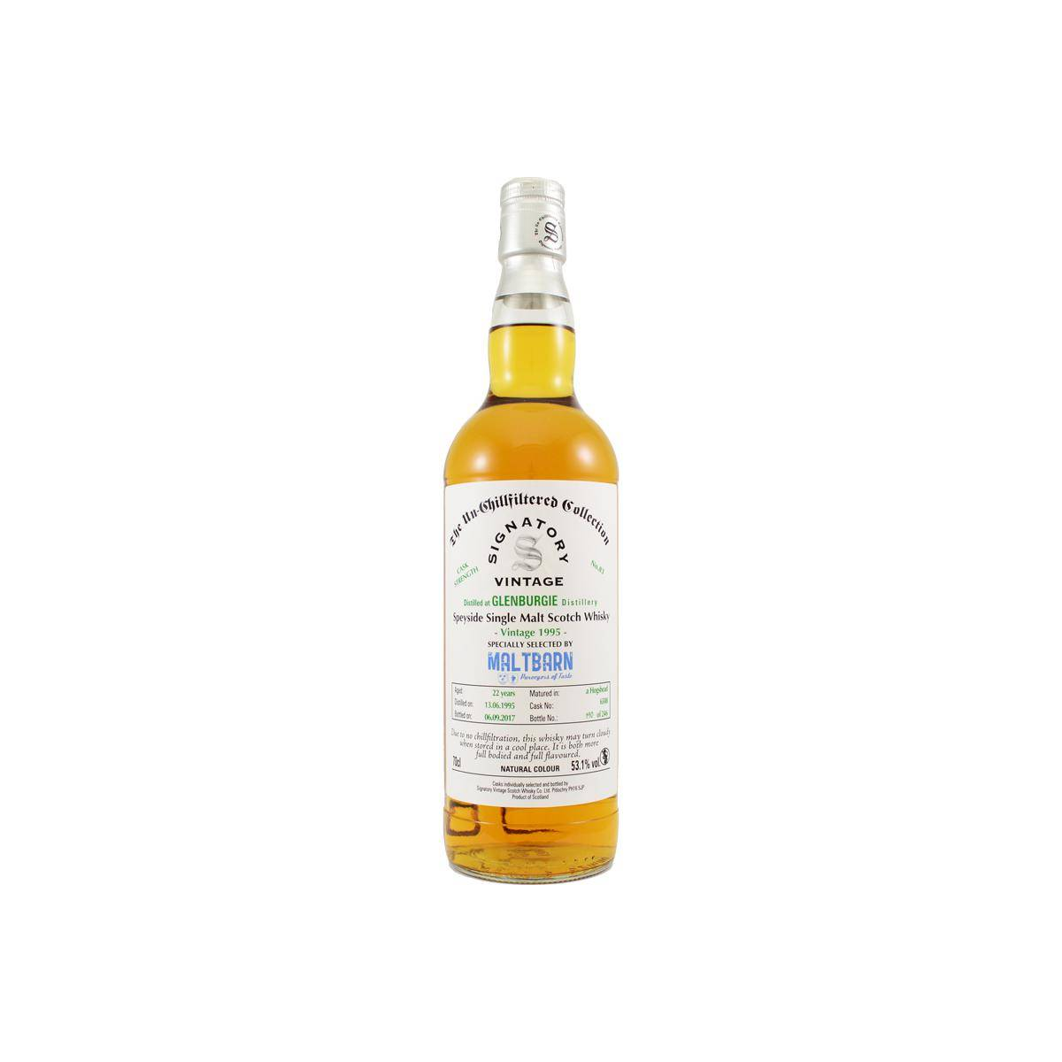 Glenburgie The Un-Chillfiltered Collection 1995 22 Years Single Malt Whisky