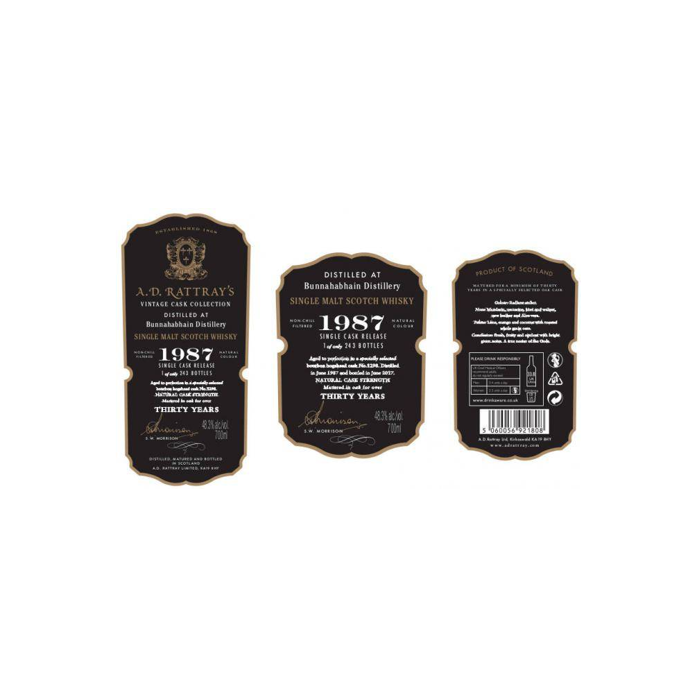 Bunnahabhain 1987 30 Years Single Malt Whisky 3