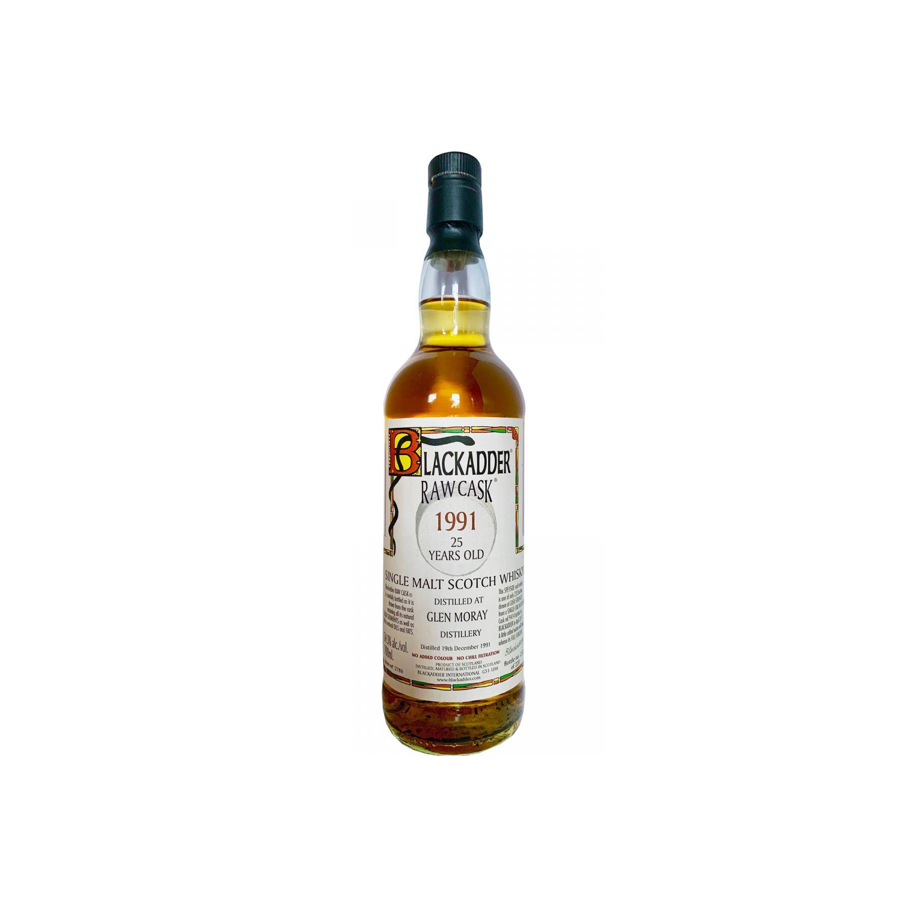 Glen Moray Raw Cask 1991 25 Years Single Malt Whisky