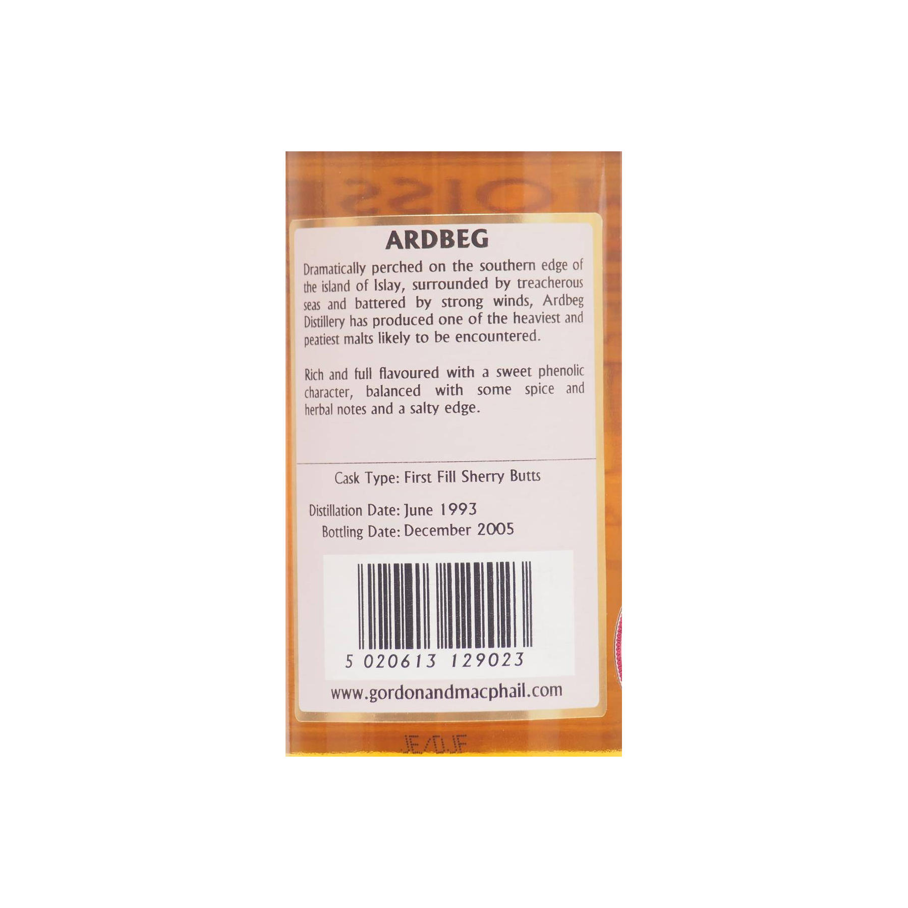 Ardbeg Connoisseurs Choice 1993 12 Years Single Malt Whisky 3