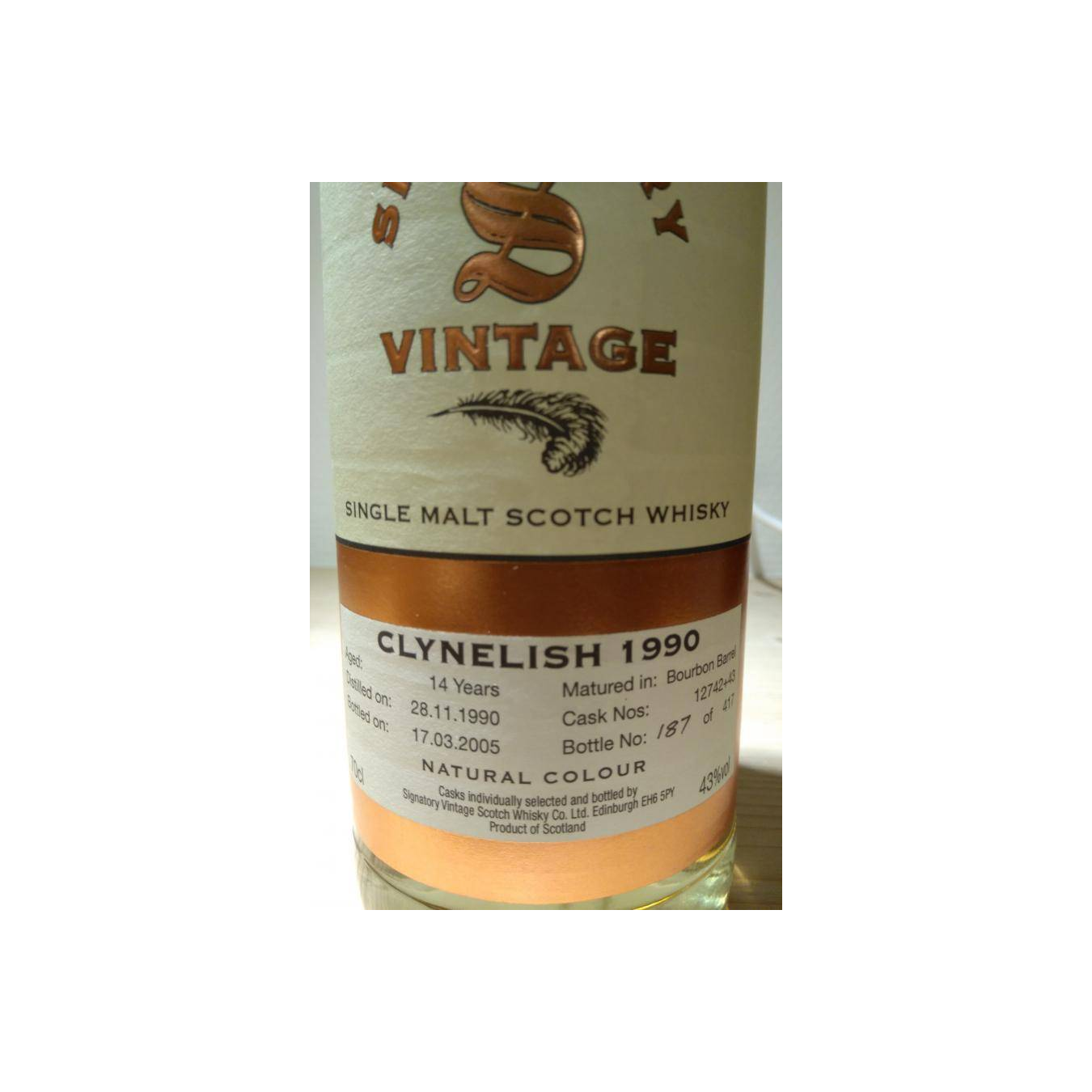 Clynelish Vintage Collection 1990 14 Years Single Malt Whisky 2