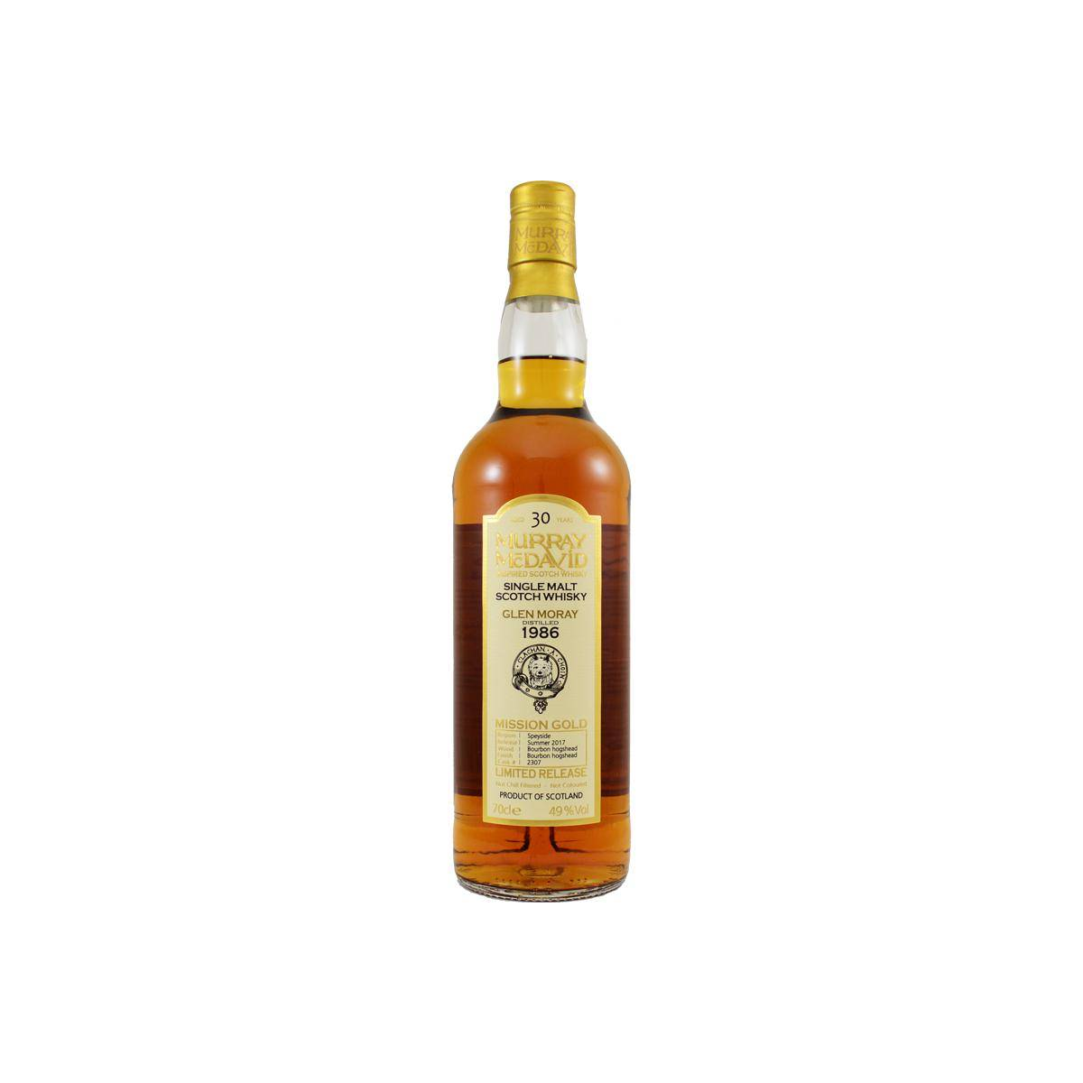 Glen Moray 1986 30 Years Single Malt Whisky