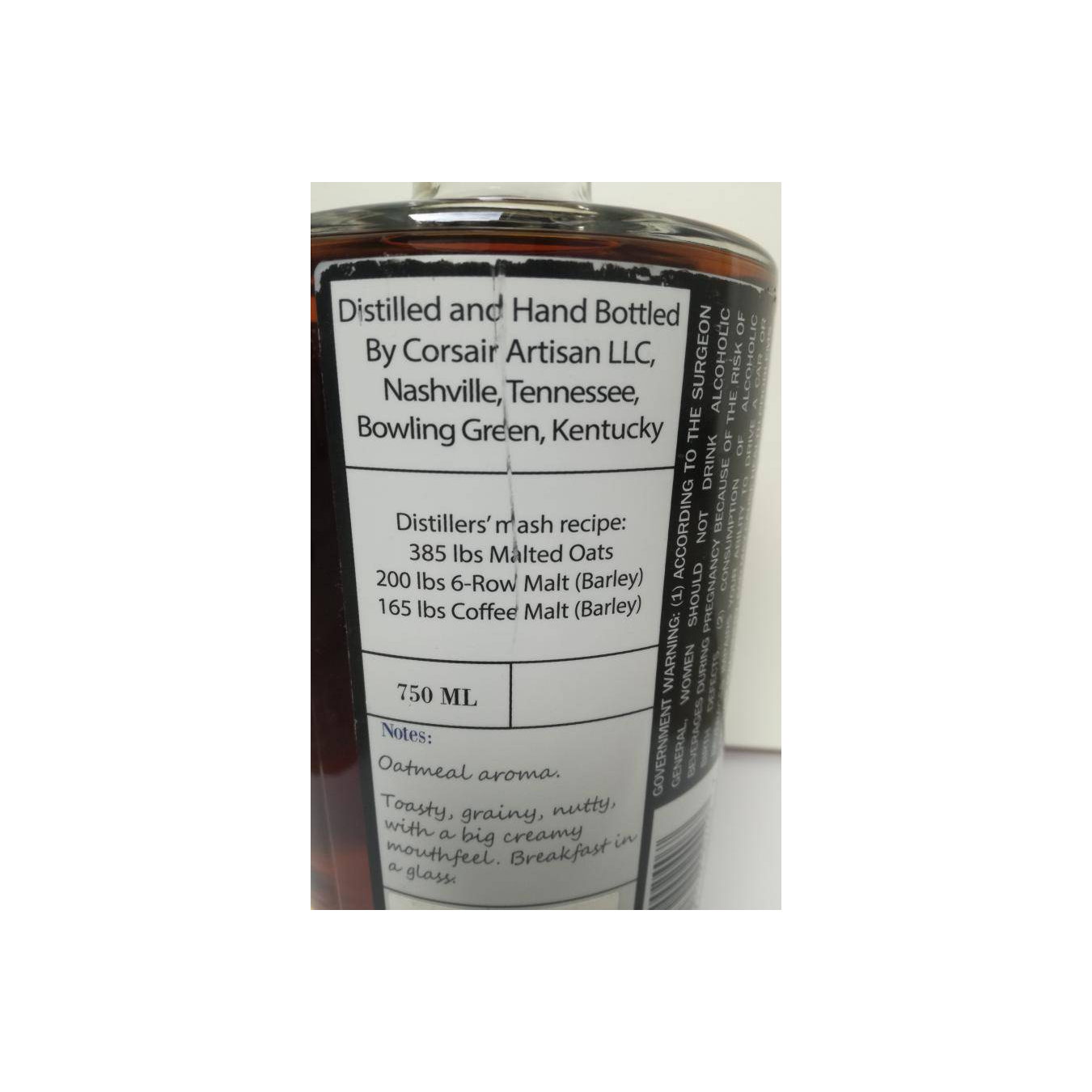 Corsair Artisan Distillery Oatrage 2