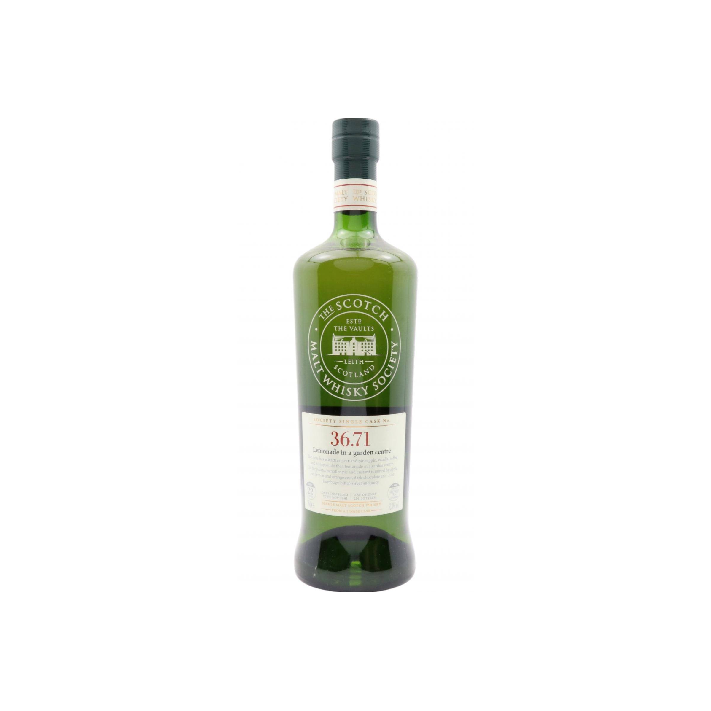 The Scotch Malt Whisky Society 1991 22 Years Single Malt Whisky