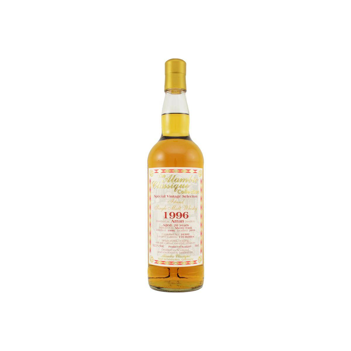 Arran 1996 20 Years Single Malt Whisky