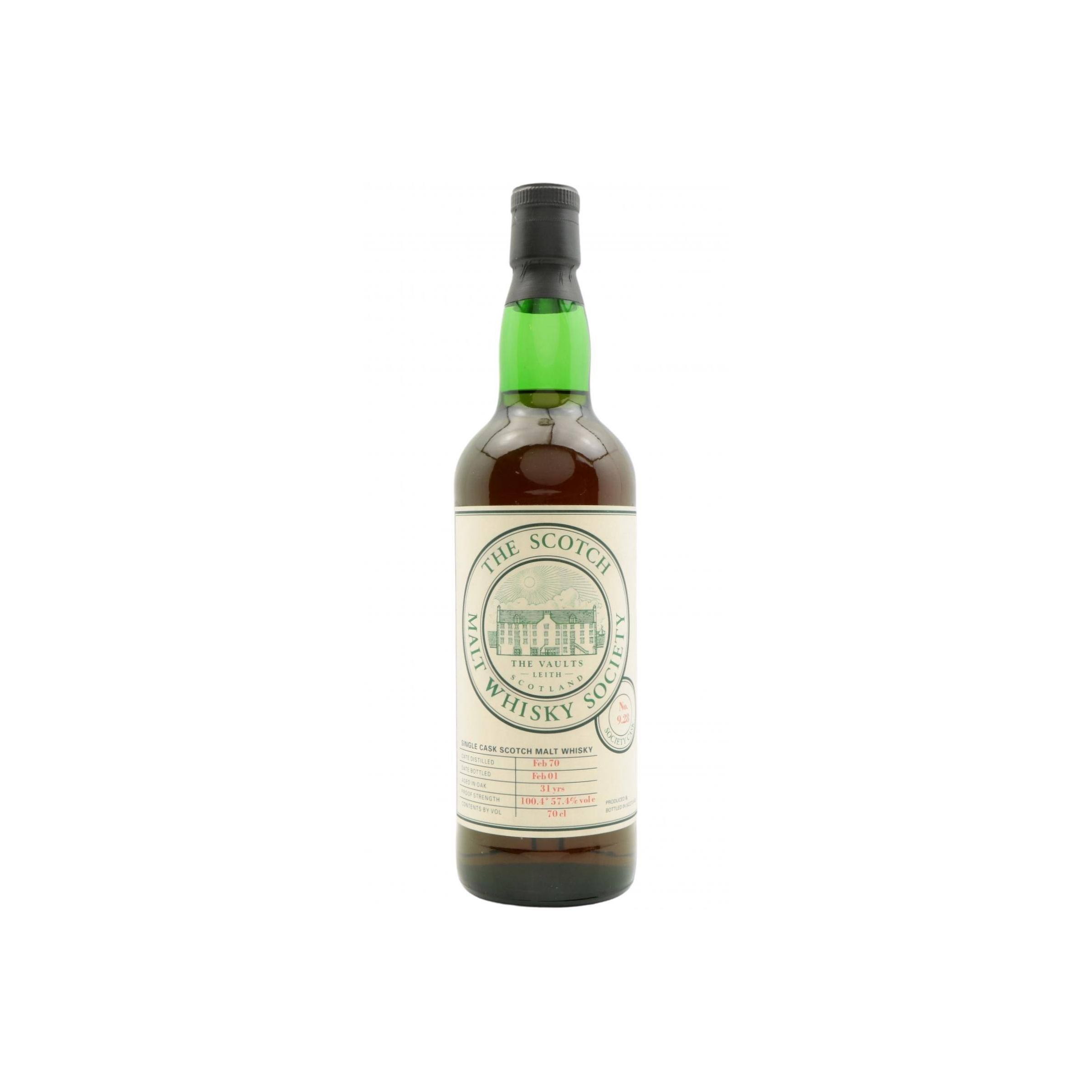 The Scotch Malt Whisky Society 1970 31 Years Single Malt Whisky