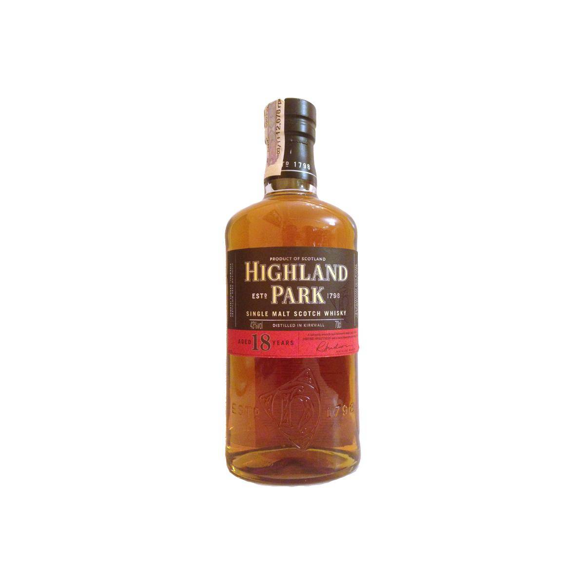 Highland Park 18 Years Single Malt Whisky