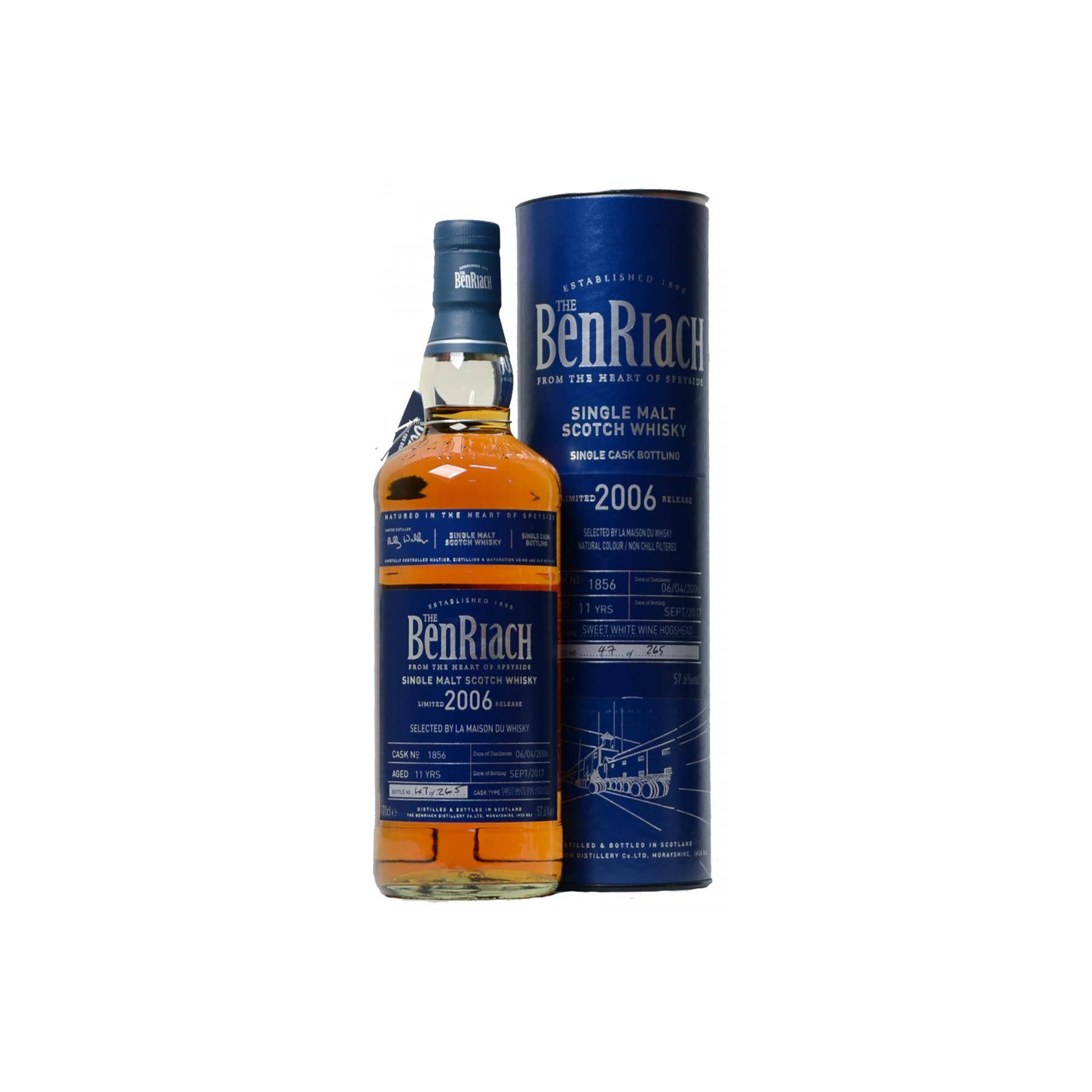 BenRiach Individual Cask Bottling 2006 11 Years Single Malt Whisky 2