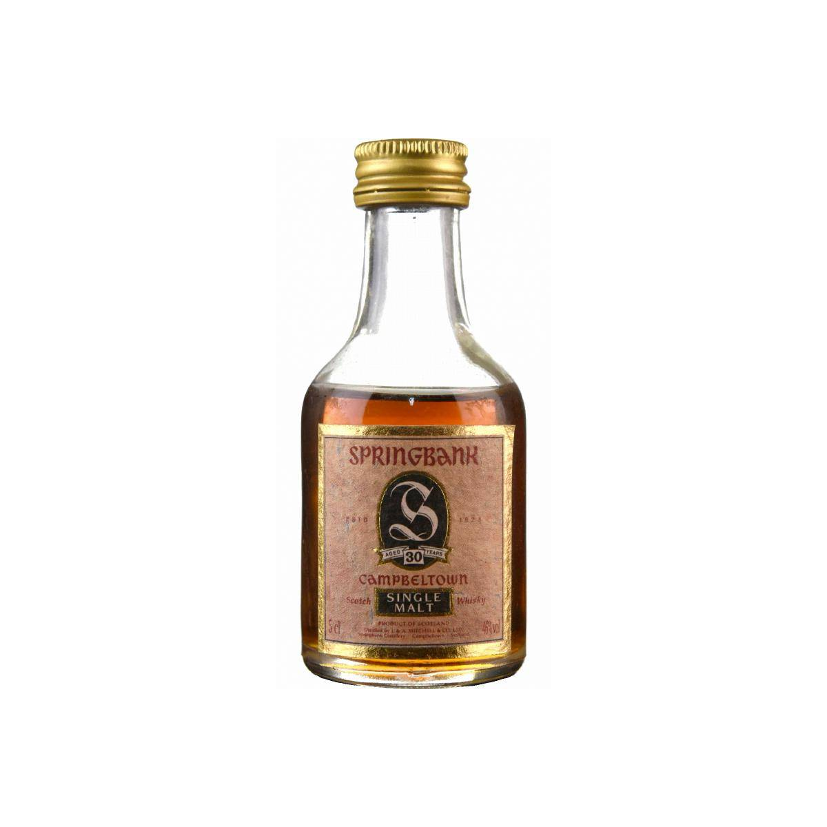 Springbank Miniature 30 Years Single Malt Whisky 2