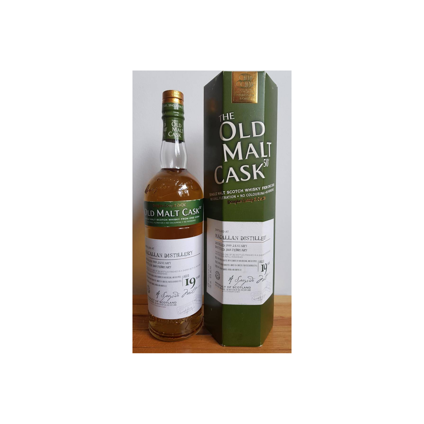 The Macallan Old Malt Cask 1989 19 Years Single Malt Whisky 3