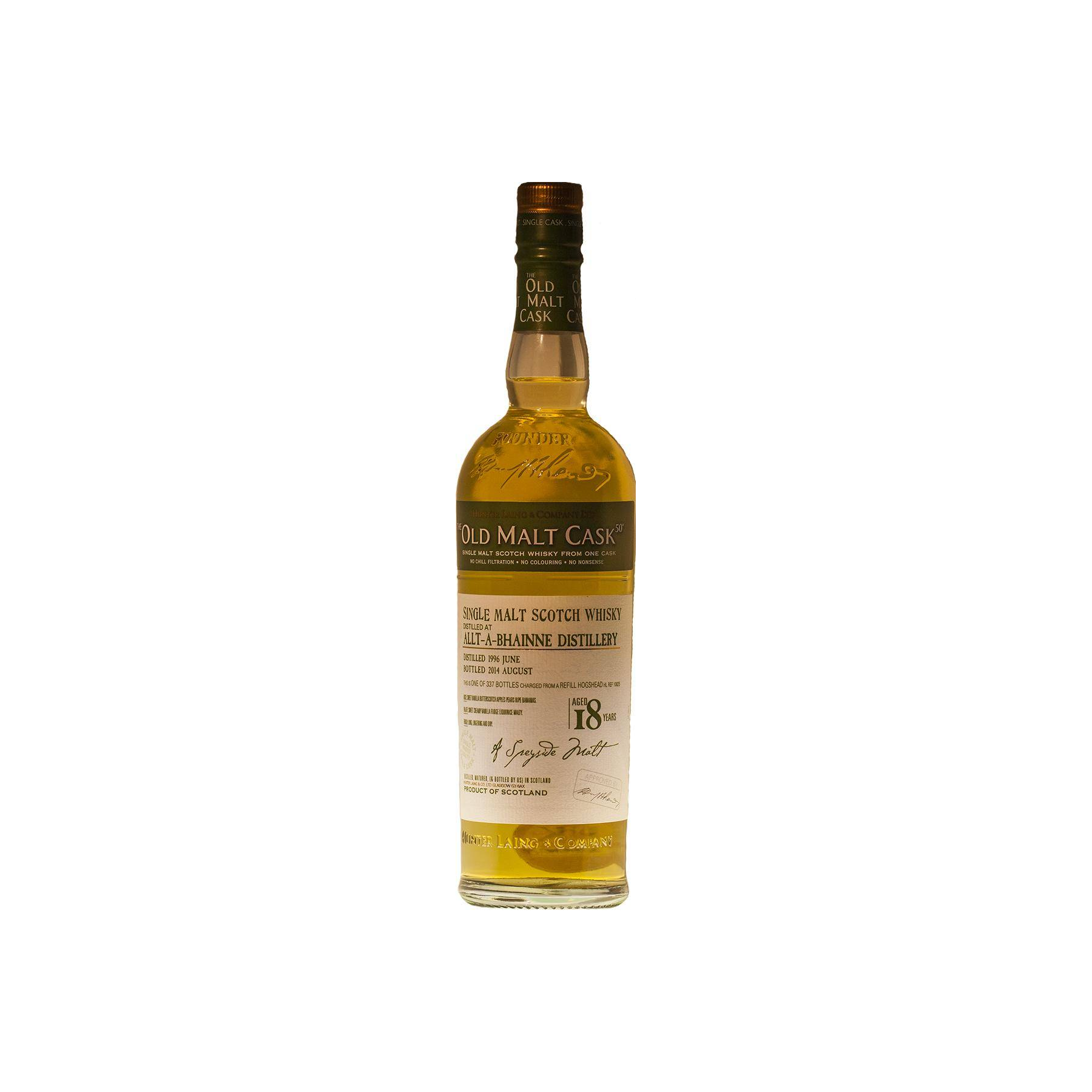Allt-A-Bhainne Old Malt Cask 1996 18 Years Single Malt Whisky