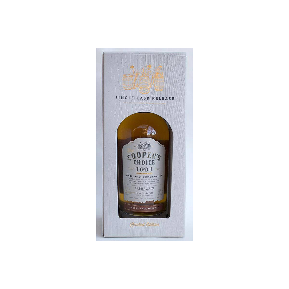 Laphroaig The Cooper's Choice 1994 21 Years Single Malt Whisky 3