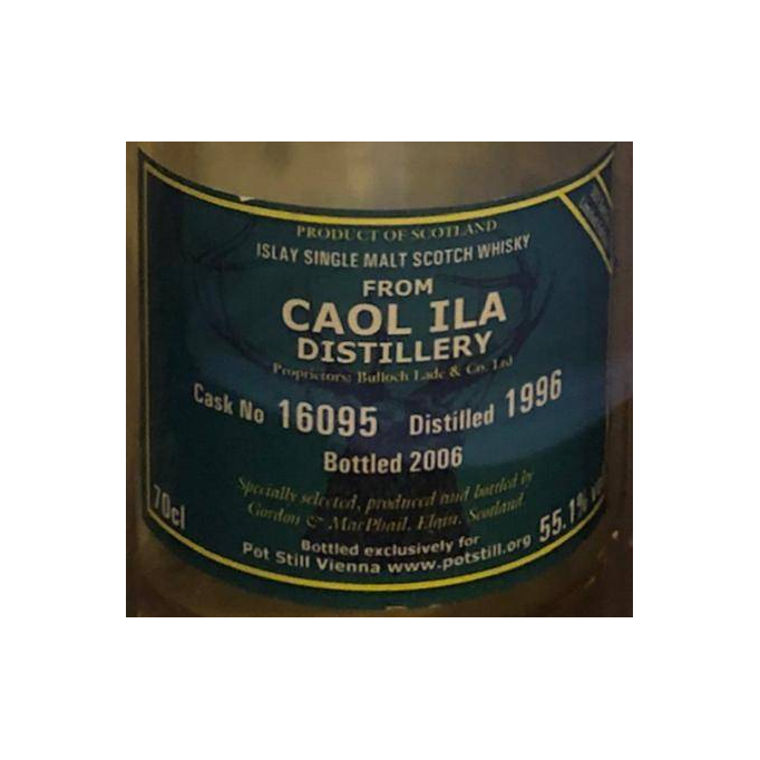 Caol Ila 1996 9 Years Single Malt Whisky