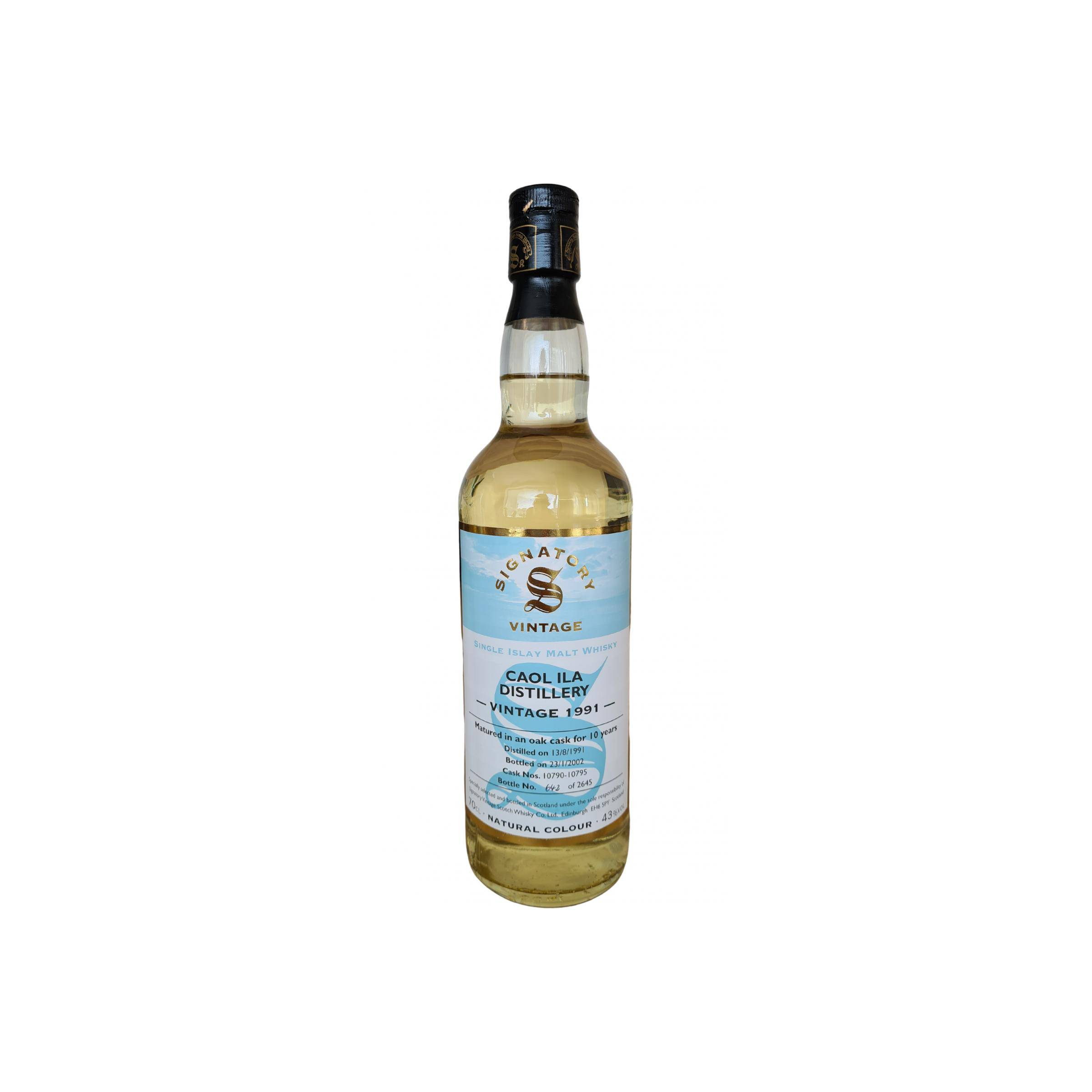 Caol Ila Vintage Collection 1991 10 Years Single Malt Whisky