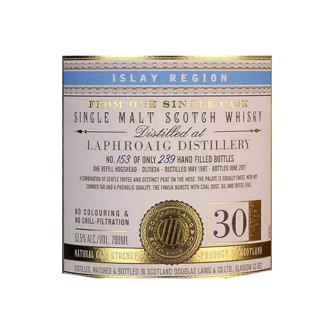 Laphroaig 1987 30 Years Single Malt Whisky 3